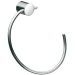 Emco Handtuchring RONDO 2 starr, rechts offen chrom EMCO