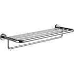 Emco Handtuchablage RONDO 2 600mm, mit Badetuchhalter chrom EMCO