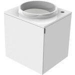 Emco Gäste-Waschtisch EVO 450x400x508mm G. re Bohrung re optiwhite EMCO