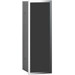 Emco Toilettenbürstengrt.-Modul ASIS 150 UP 495x168mm Türansch vari. chr./schwarz EMCO