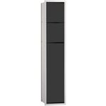 Emco WC-Modul ASIS 150 Unterputz, 809x168mm aluminium/schwarz EMCO