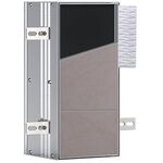 Emco WC-Modul ASIS PLUS UP 332x154mm Türanschlag links Aluminium EMCO