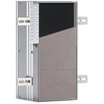 Emco WC-Modul ASIS PLUS UP 332x154mm Türansch rechts Aluminium EMCO