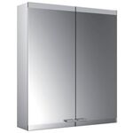 Emco LED-Lichtspiegelschrank EVO AP 600x700mm o light Sys Alu o Sp-hzg EMCO