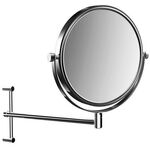 Emco Rasier-/Kosmetikspiegel PURE rd d= 190mm 1-arm 3-f. höhenverst. chrom EMCO