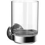 Emco Glashalter ROUND Kristallglas, klar chrom EMCO