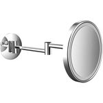 Emco LED-Rasier-/Kosm.spiegel PURE LED rd d= 203mm 2-arm Direktanschluss chrom EMCO