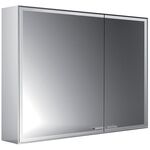 Emco LED-Lichtspiegelschrank PRESTIGE 2 AP 888x639mm Br Tür li o light Sys Alu EMCO
