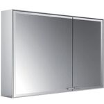 Emco LED-Lichtspiegelschrank PRESTIGE 2 AP 988x639mm Br Tür li o light Sys Alu EMCO