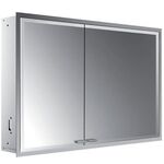 Emco LED-Lichtspiegelschrank PRESTIGE 2 UP 1015x666mm Br Tür re o light Sys Alu EMCO