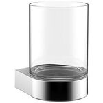 Emco Glashalter FLOW Kristallglas, klar chrom EMCO