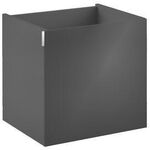 Emco Waschtisch-Unterschrank EVO 396x392x320mm Türgriff links schwarz EMCO