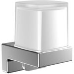 Emco Flüssigseifenspender CUE Wdmod. Stülpbecher Kr-Gl satiniert chrom EMCO