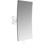 EC Kosmetikspiegel round 13937 3-fach, Klebeadapter 132x208 mm weiß EMCO