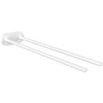 EC Handtuchhalter round 13940 2armig 400 mm weiß EMCO