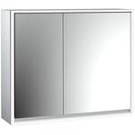 Emco LED-Lichtspiegelschrank LOFT AP 800x733mm 2-tü Br Tür re alu/spiegel EMCO