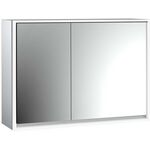 Emco LED-Lichtspiegelschrank LOFT AP 1000x733mm 2-tü Br Tür re alu/spiegel EMCO