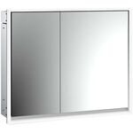 Emco LED-Lichtspiegelschrank LOFT UP 800x733mm 2-tü Br Tür re alu/spiegel EMCO