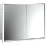 Emco LED-Lichtspiegelschrank LOFT UP 800x733mm 2-tü Br Tür li alu/spiegel EMCO