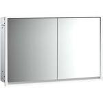 Emco LED-Lichtspiegelschrank LOFT UP 1200x733mm 2-türig aluminium/spiegel EMCO