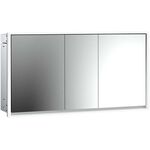 Emco LED-Lichtspiegelschrank LOFT UP 1600x733mm 3-türig aluminium/spiegel EMCO