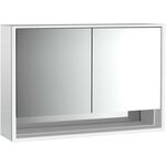 Emco LED-Lichtspiegelschrank LOFT AP 1200x733mm 2-tü Unterf. alu/spiegel EMCO