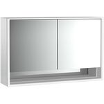 Emco LED-Lichtspiegelschrank LOFT AP 1300x733mm 2-tü Unterf. alu/spiegel EMCO