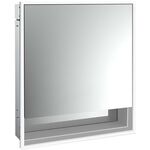 Emco LED-Lichtspiegelschrank LOFT UP 600x733mm 1-tü Ans re Ufach alu/sp EMCO