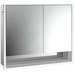 Emco LED-Lichtspiegelschrank LOFT UP 800x733mm 2-tü Br Tür li Ufach alu/sp EMCO