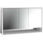 Emco LED-Lichtspiegelschrank LOFT UP 1600x733mm 3-t Unterf. alu/spiegel EMCO