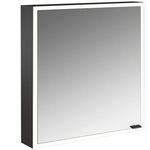Emco LED-Lichtsp.schr. PRIME FACELIFT AP 600x700mm 1-tü Ans li schwarz/spiegel EMCO