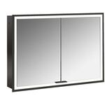 Emco LED-Lichtsp.schr. PRIME FACELIFT UP 1000x730mm 2-türig schwarz/spiegel EMCO