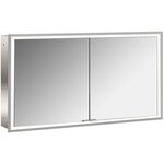 Emco LED-Lichtsp.schr. PRIME FACELIFT UP 1300x730mm 2-türig aluminium/spiegel EMCO