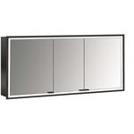 Emco LED-Lichtsp.schr. PRIME FACELIFT UP 1400x730mm 3-türig schwarz/spiegel EMCO