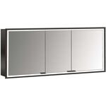 Emco LED-Lichtsp.schr. PRIME FACELIFT UP 1600x730mm 3-türig schwarz/spiegel EMCO