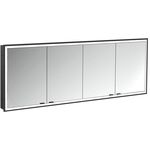 Emco LED-Lichtsp.schr. PRIME FACELIFT UP 1800x730mm 4-türig schwarz/spiegel EMCO