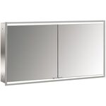 Emco LED-Lichtsp.schr. PRIME 2 FACELIFT UP 1300x730mm 2-türig aluminium/spiegel EMCO