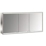 Emco LED-Lichtsp.schr. PRIME 2 FACELIFT UP 1400x730mm 3-türig aluminium/weiß EMCO