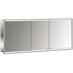 Emco LED-Lichtsp.schr. PRIME 2 FACELIFT UP 1600x730mm 3-türig aluminium/spiegel EMCO