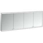 Emco LED-Lichtsp.schr. PRIME 2 FACELIFT UP 1800x730mm 4-türig schwarz/spiegel EMCO