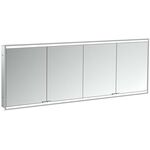 Emco LED-Lichtsp.schr. PRIME 2 FACELIFT UP 2000x730mm 4-türig aluminium/spiegel EMCO