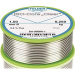Lötdraht ISO-Core® Clear 1,5 mm 250 g Sn100Ni+ FELDER