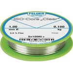 Lötdraht ISO-Core® Clear 2 mm 100 g Sn100Ni+ FELDER