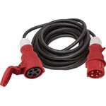 CEE-Verlängerung 32 A 400 V 10 m H07RN-F 5 x 6 mm² schwarz IP44 weißGÄRTNER