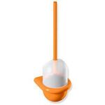 HEWI WC-Bürstengarnitur Ser 477, matt weiß orange