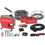 Akku-Rohrreinigungsmaschine R600 VarioClean AMP f.Rohr-D.20-150mm 18V 8Ah 16,7kg