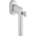 Fenstergriff Ams.0400S/UD9056 Alu.20-30mm F1/silberfarben HOPPE