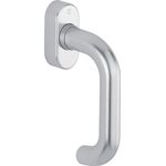 Fenstergriff Paris 038/UD9056 Alu.32-42mm F1-2-S/silberfarben ma SecuSan® HOPPE