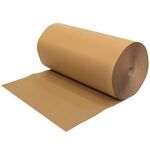 Wellpappe Breite 1000mm Länge 70m Gewicht 80g/qm 3-lagig braun B-Welle TRANSPAK