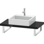 Duravit Konsole L-CUBE 45mm St. 1 Auss 480 schwarz hochglanz